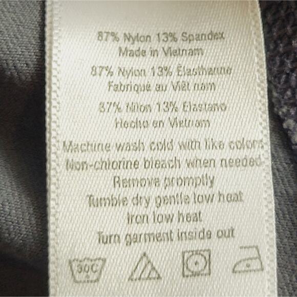 Alo Yoga Women's Coast Leggings Grey Mesh Panel Full Length XS - Picture 6 of 7